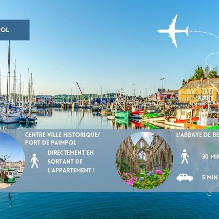 Magnifique T2 Coeur De Ville Port A Pieds Paimpol Kültér fotó