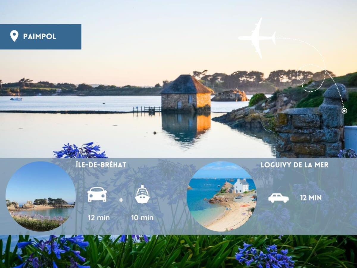 Magnifique T2 Coeur De Ville Port A Pieds Paimpol Kültér fotó